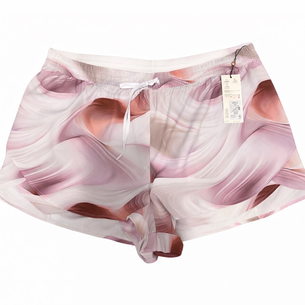 Calia Pink and Brown Patterned Shorts NWT-Size XXL